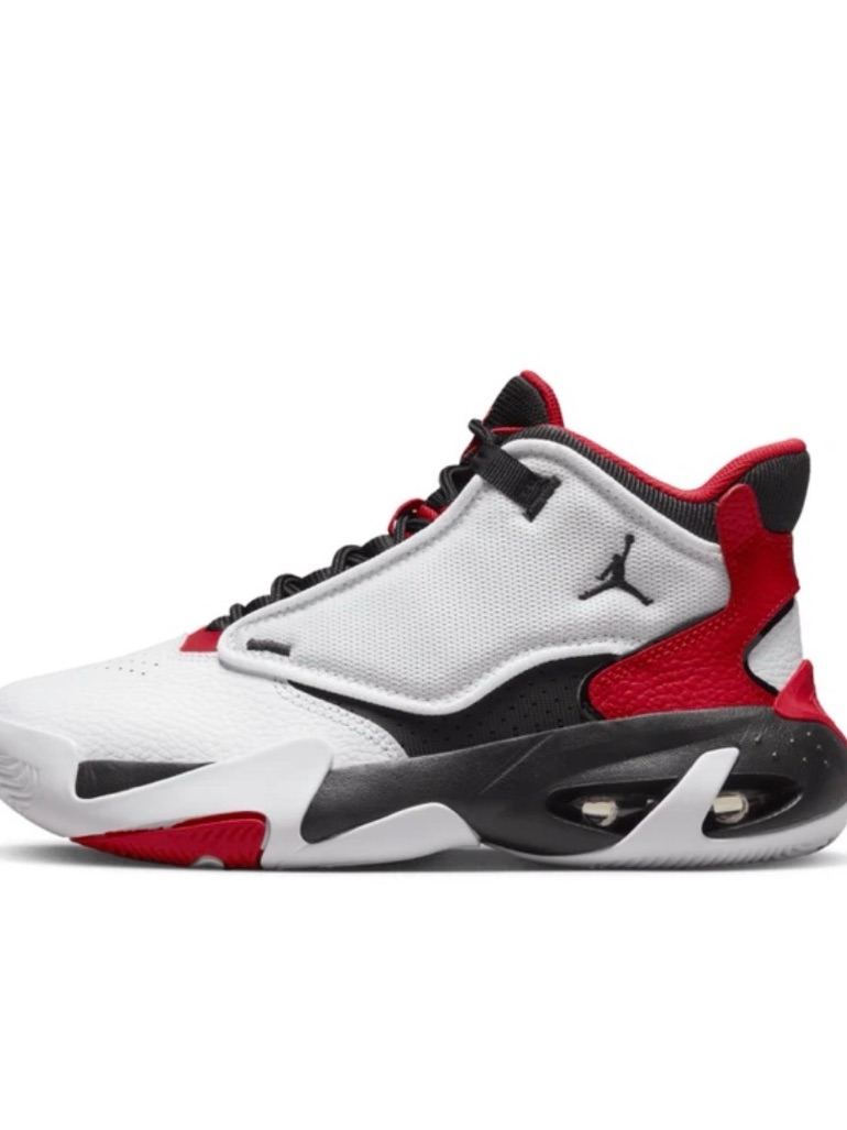 Nike Air Jordan Flight Max Aura 4 White Red Black 6y/7.5 Womens New In Box